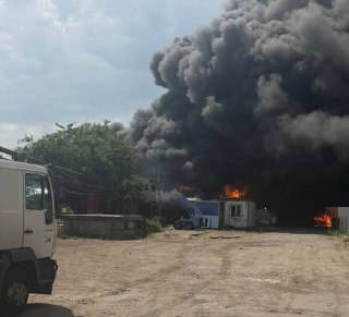 Сильный Пожар На Нефтепроводе В Одессе