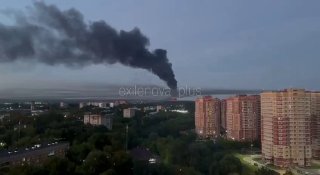 В Подольске произошел пожар на складе Wildberries после атаки БПЛА